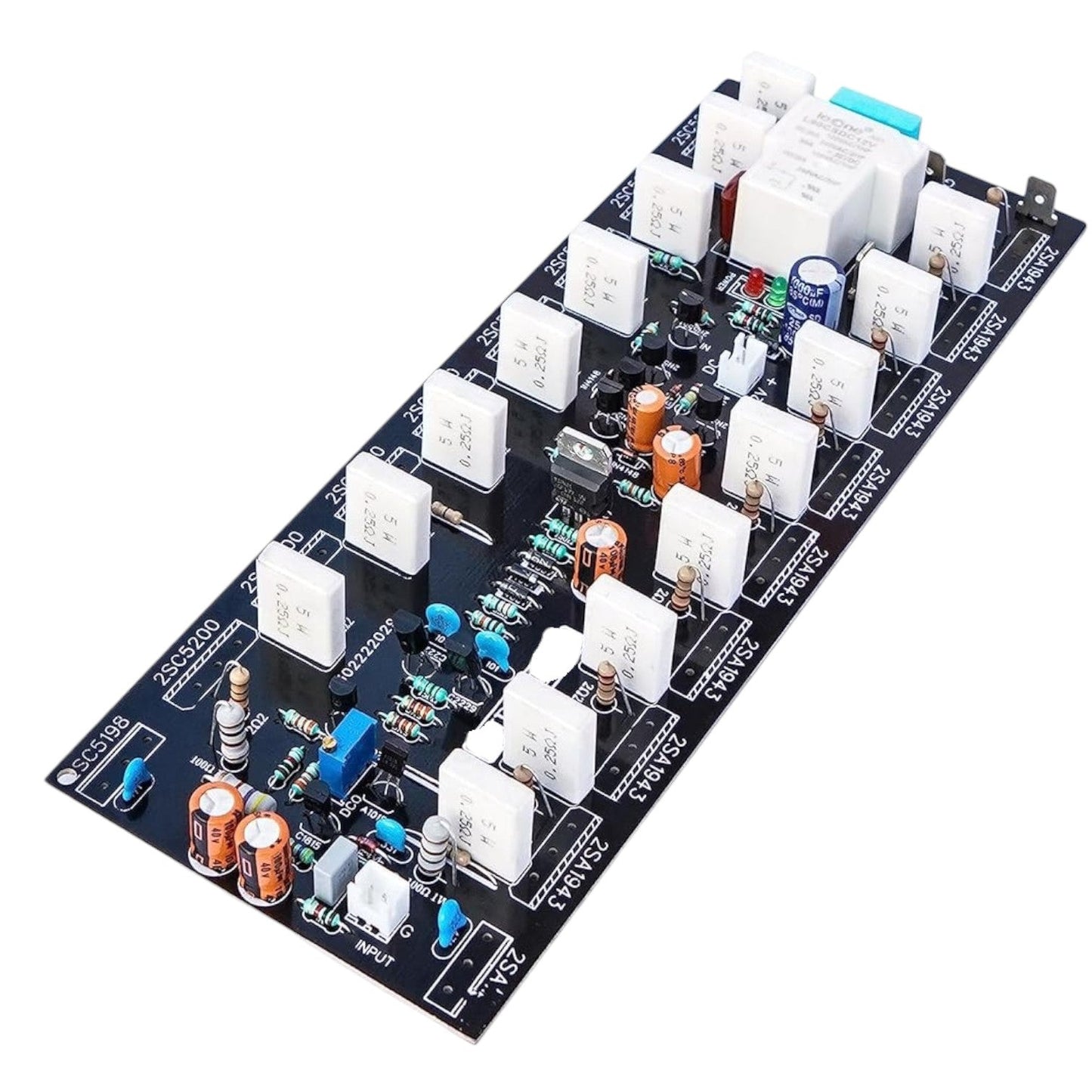 CA-800W RMS Mono Amplifier Board Using 2SC5200 + 2SA1943 With Speaker Protection (Driver Section) CULT AUDIO