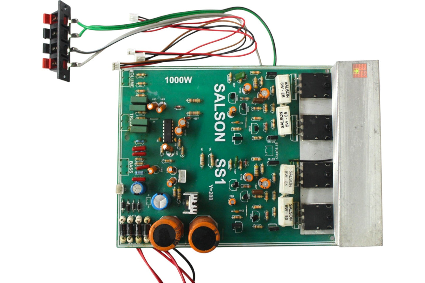 SE - SS1 200W 5200-1943 stereo board with supply and inbuilt bass treble. CULT AUDIO