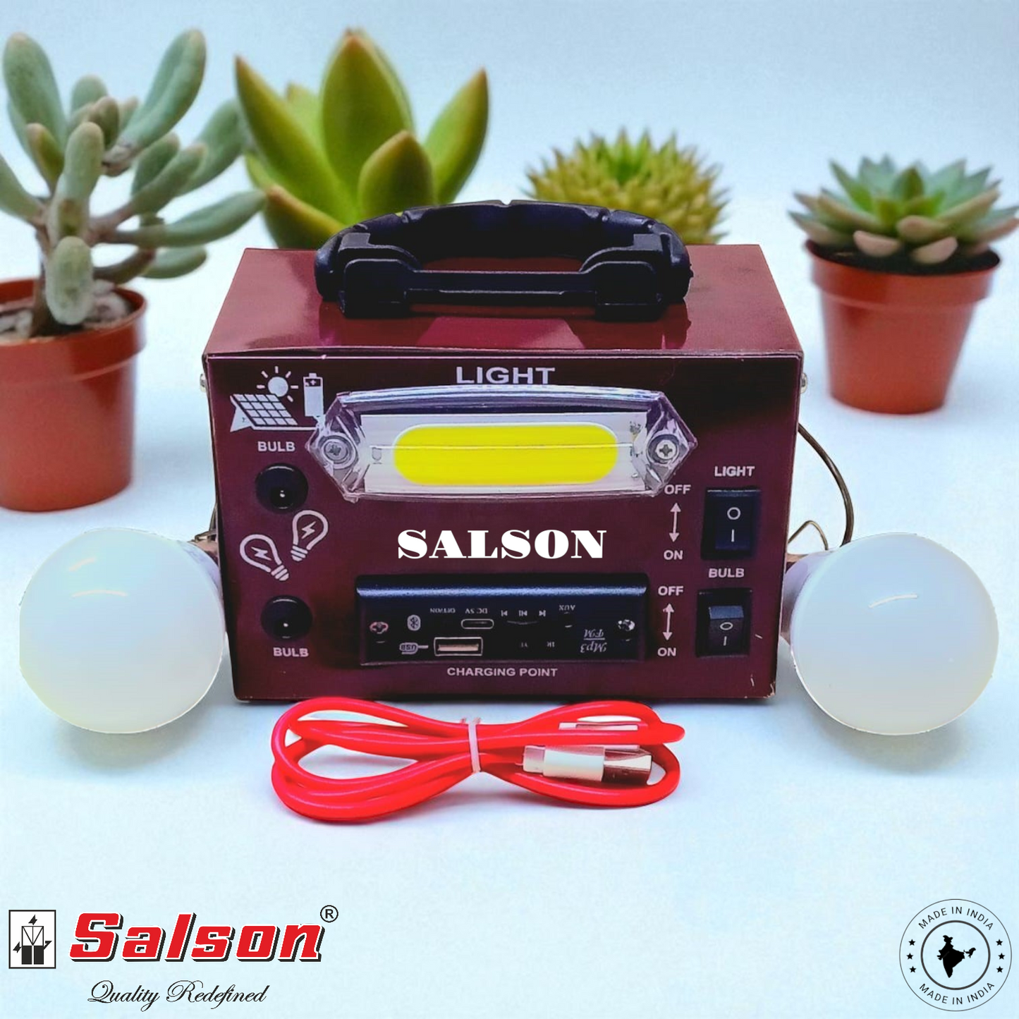 SE - SOALR EMERGENCY LIGHT MINI UPS WITH FM CULT AUDIO