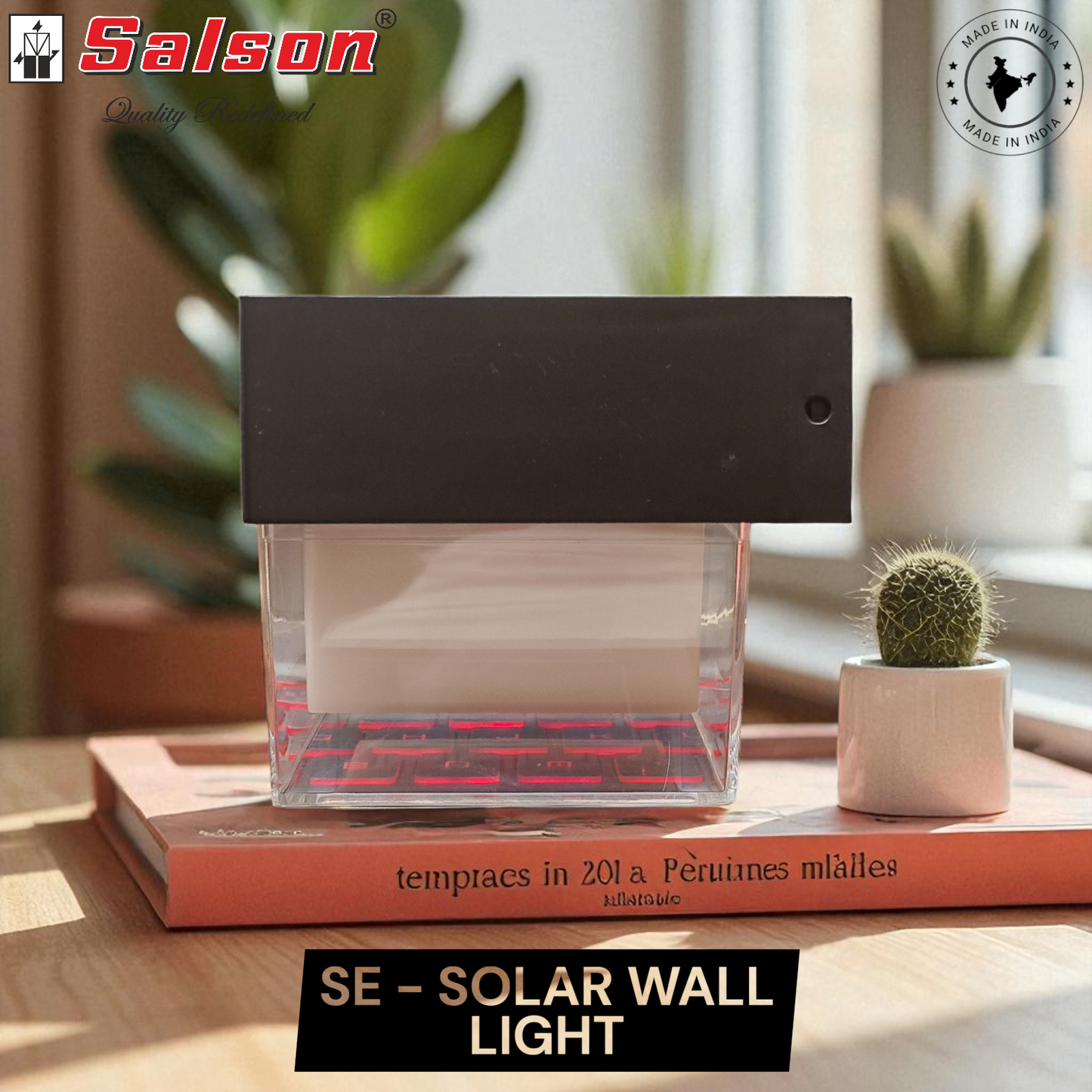 SE - SOLAR GARDEN WALL LIGHT CULT AUDIO