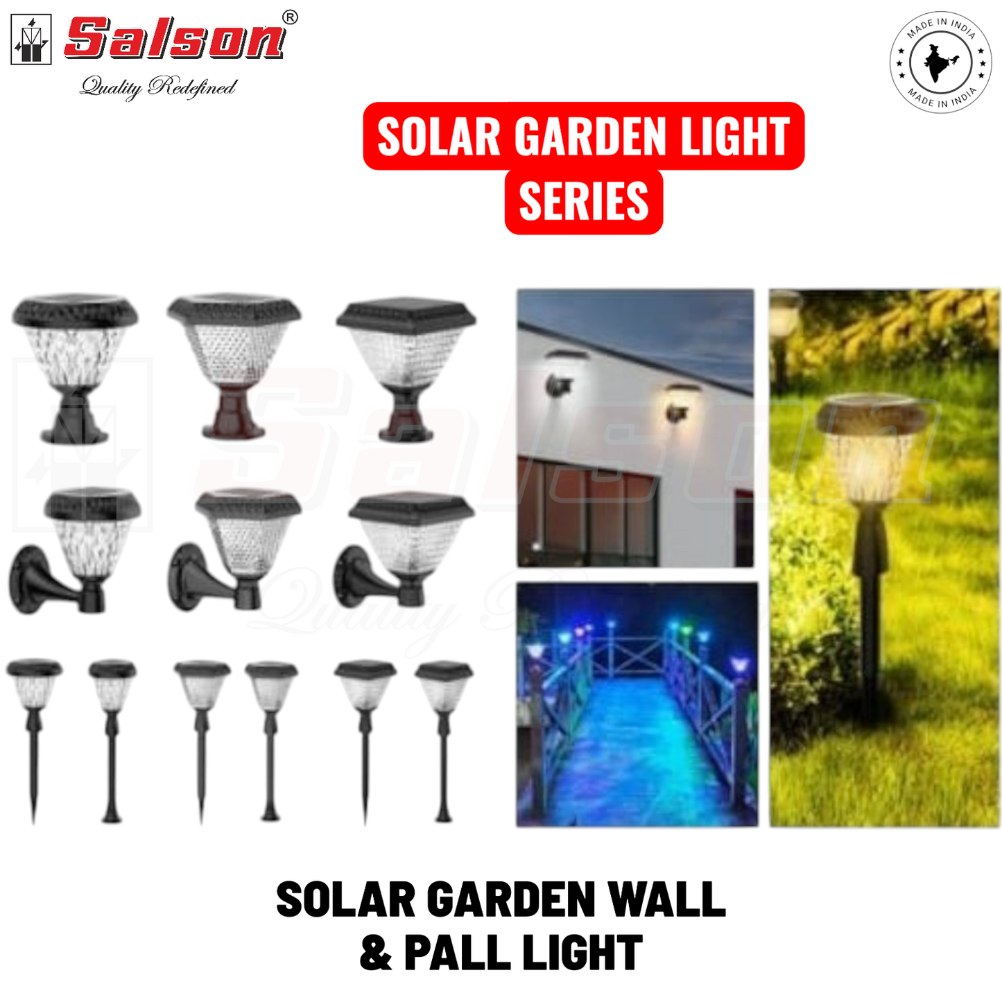 SE - SOLAR POWERD WALL & PALL LIGHT CULT AUDIO