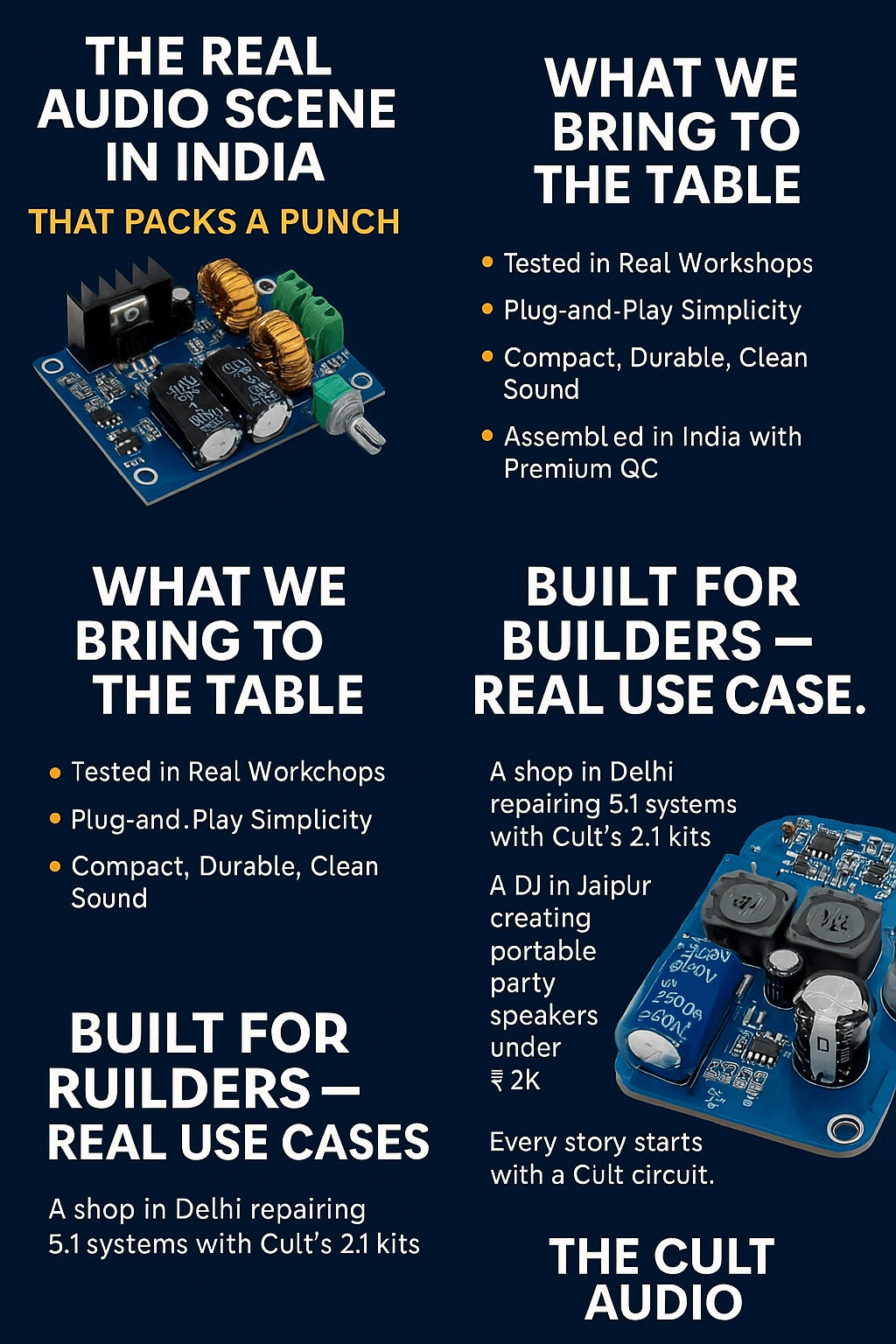 🌟 Made in India, Tuned for Legends – Welcome to The Cult Audio