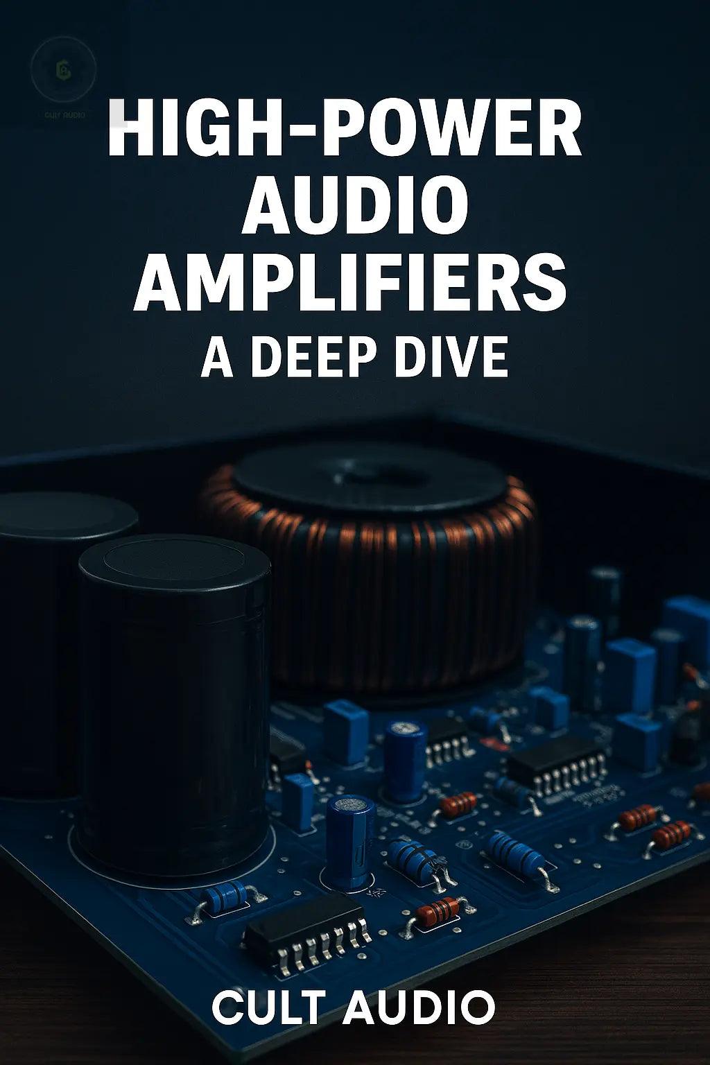 High-Power-Audio-Amplifiers-A-Deep-Dive-into-Performance-Efficiency-and-Design. CULT AUDIO
