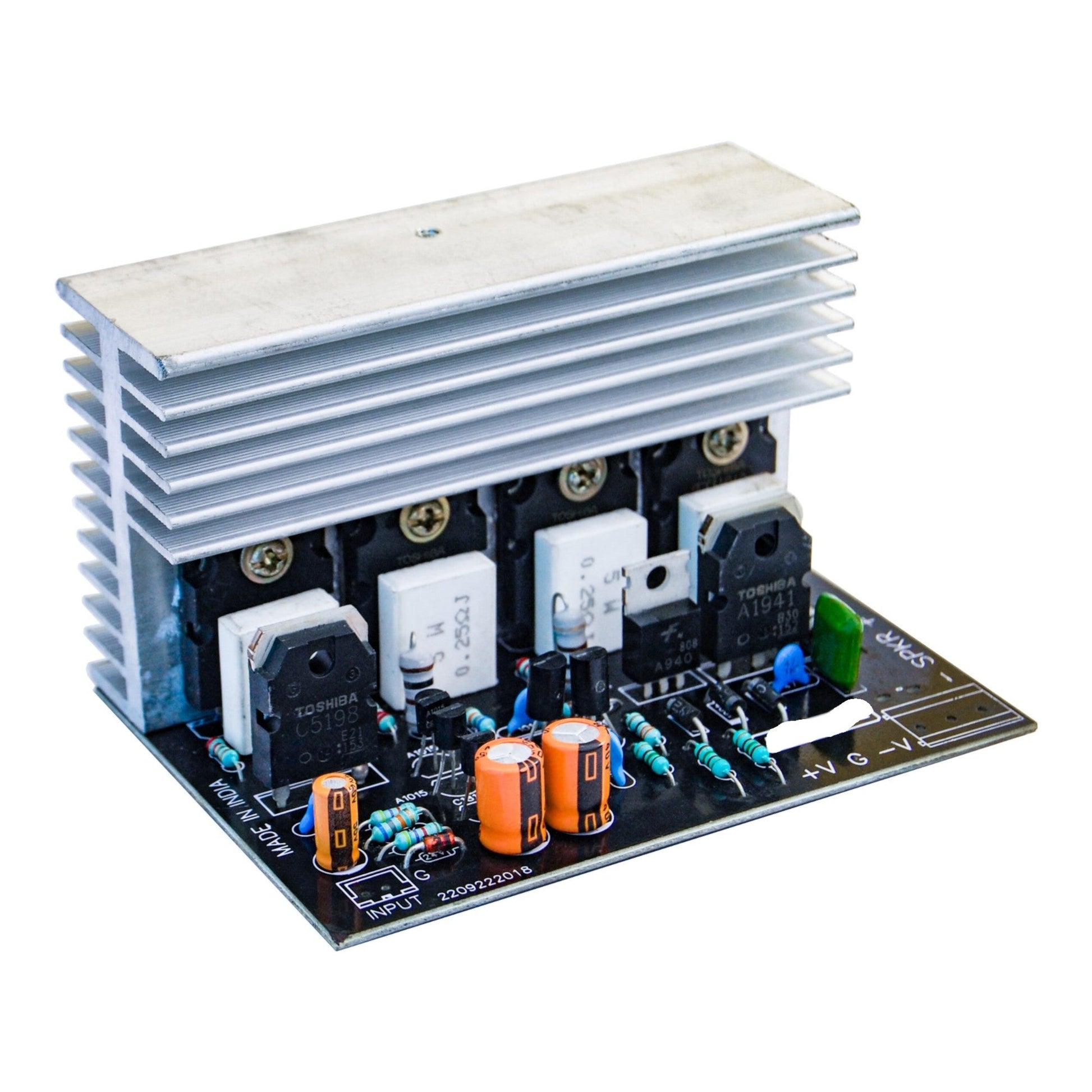 CA 200W Mono Amplifier Board for SUBWOOFER Using 2 Pair of 2SC5200+2SA1943 with Heavy Driver Section CULT AUDIO