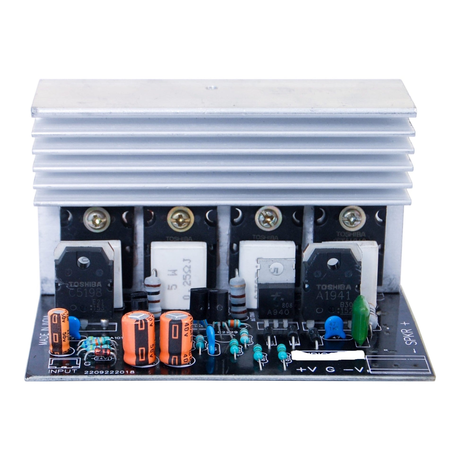 CA 200W Mono Amplifier Board for SUBWOOFER Using 2 Pair of 2SC5200+2SA1943 with Heavy Driver Section CULT AUDIO