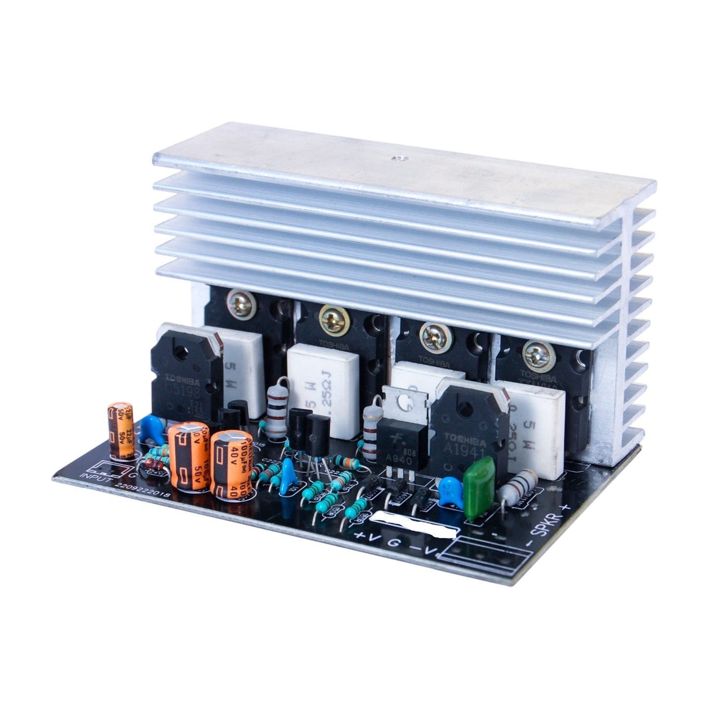 CA 200W Mono Amplifier Board for SUBWOOFER Using 2 Pair of 2SC5200+2SA1943 with Heavy Driver Section CULT AUDIO