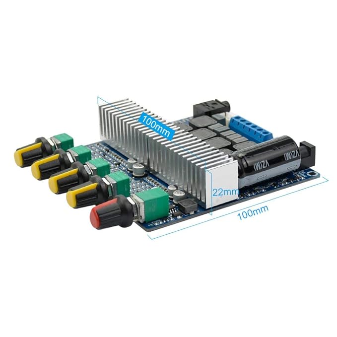 DC12V-24V 2.1 CHANNEL TPA3116 SUBWOOFER AMPLIFIER BOARD HIGH POWER BLUETOOTH AUDIO CULT AUDIO