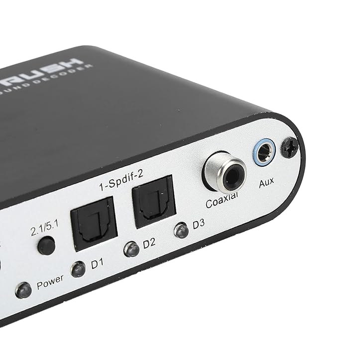 ANALOG 5.1 CH STEREO AC3 HD AUDIO  CONVERTER OPTICAL SPDIF COAXIAL AUX CULT AUDIO