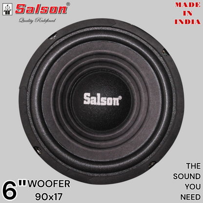 6 INCH WOOFER 90x17 BLACK CULT AUDIO