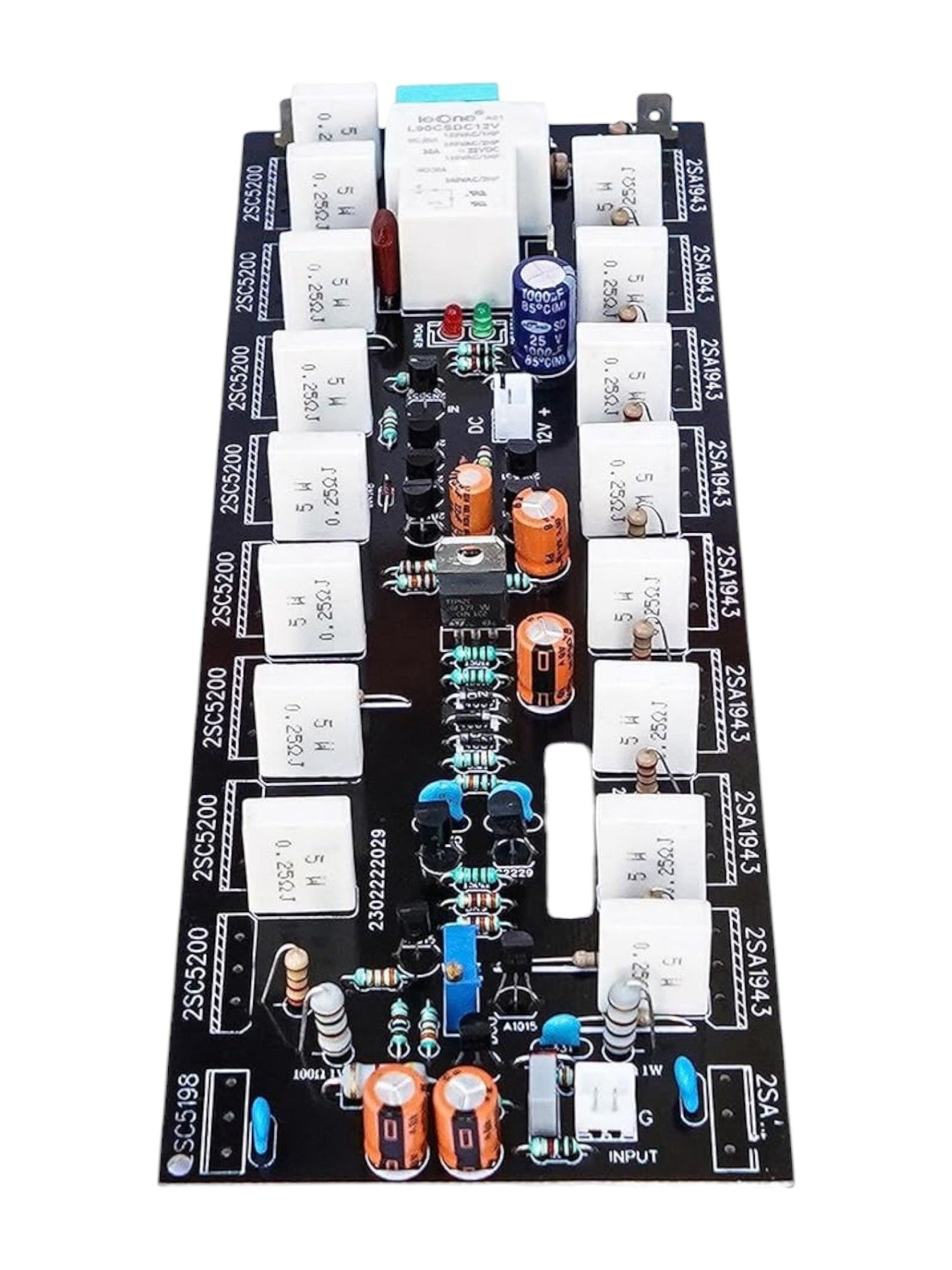 CA-800W RMS Mono Amplifier Board Using 2SC5200 + 2SA1943 With Speaker Protection (Driver Section) CULT AUDIO