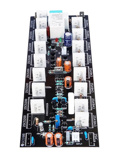 CA-800W RMS Mono Amplifier Board Using 2SC5200 + 2SA1943 With Speaker Protection (Driver Section) CULT AUDIO