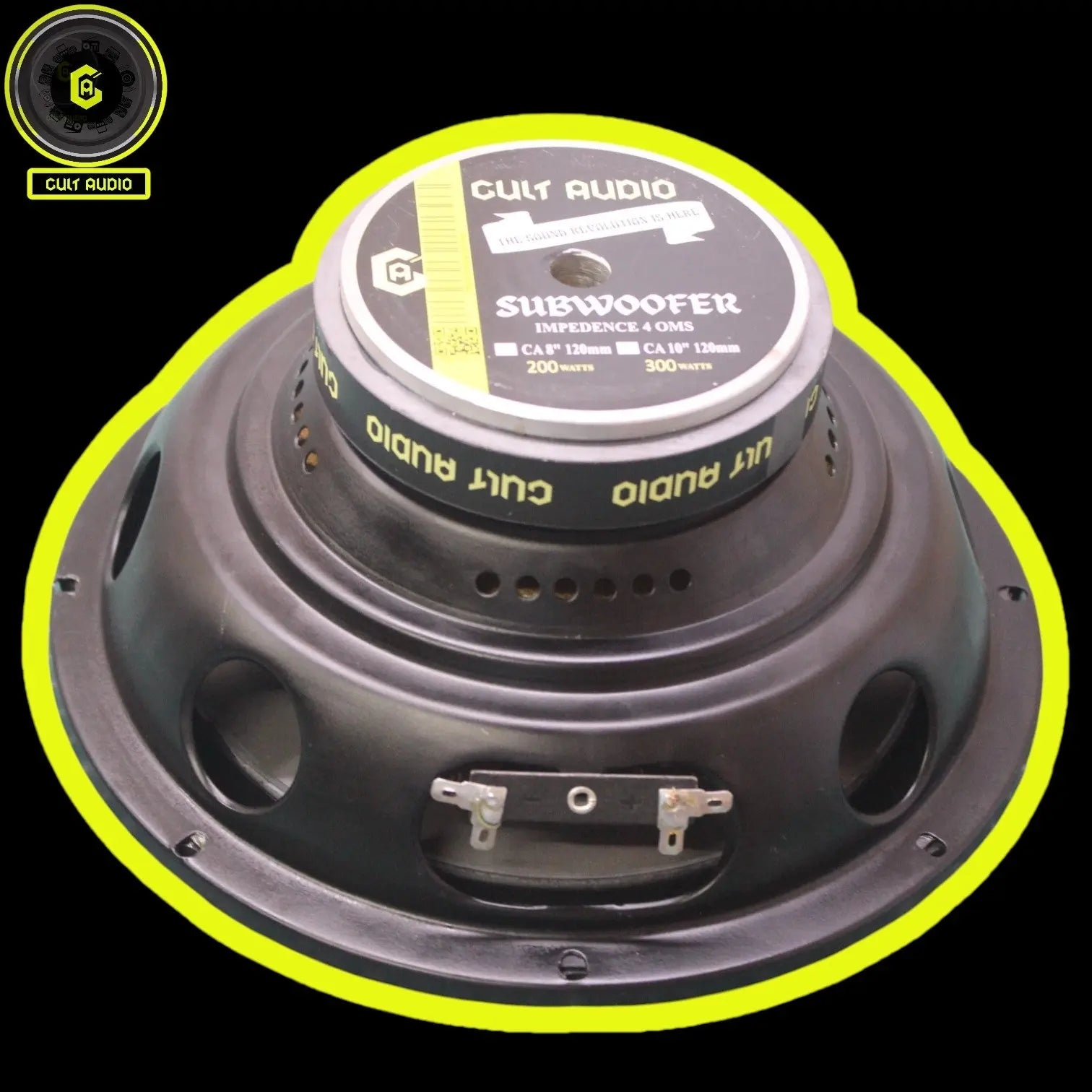CA - 10 INCH SUB WOOFER 120mm 300 WATT. CULT AUDIO