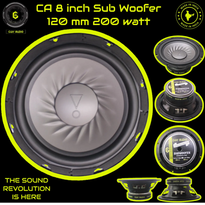 CA - 8 INCH SUB WOOFER 120mm 200 WATT. CULT AUDIO