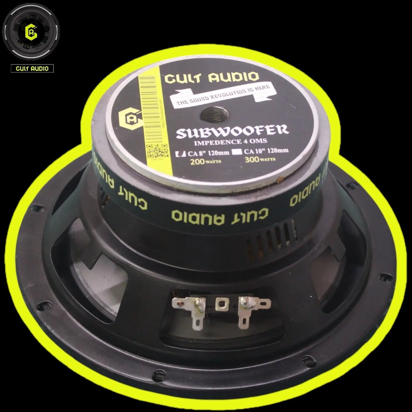 CA - 8 INCH SUB WOOFER 120mm 200 WATT. CULT AUDIO