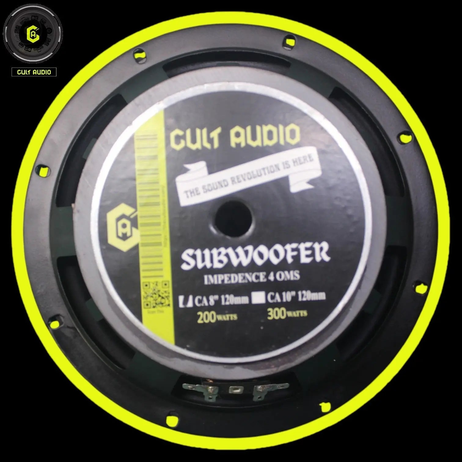 CA - 8 INCH SUB WOOFER 120mm 200 WATT. CULT AUDIO