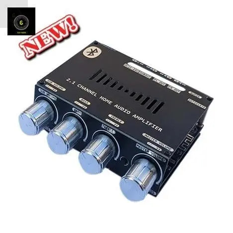 CA-Audios 2.1 Bluetooth 5.0 digital amplifier board 50x2 + 100W Class D Audio AMP Module Support AUX INK-201 CULT AUDIO