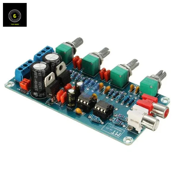 CA-Audios NE5532 Stereo Preamp Tone Board Volume Control 2 Channel HIFI Digital Amplifier 12V Sound Board for Telephone Preamp_with_logo CULT AUDIO