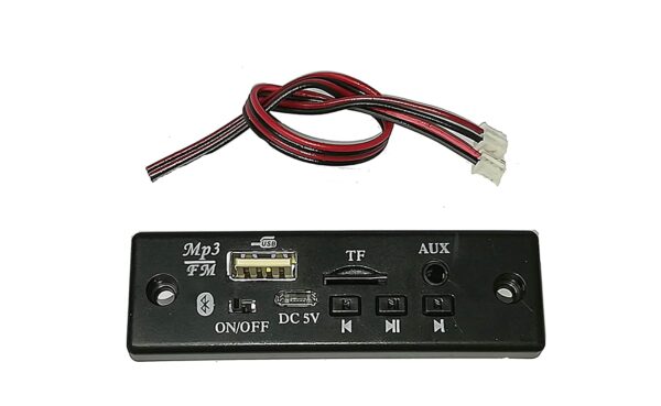 CA-Mono Bluetooth FM USB AUX Card MP3 5 Volt Audio Player Decoder Module Kit (BT with 5W Amp(with Front Panel and Button). CULT AUDIO