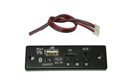 CA-Mono Bluetooth FM USB AUX Card MP3 5 Volt Audio Player Decoder Module Kit (BT with 5W Amp(with Front Panel and Button). CULT AUDIO