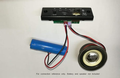 CA-Mono Bluetooth FM USB AUX Card MP3 5 Volt Audio Player Decoder Module Kit (BT with 5W Amp(with Front Panel and Button). CULT AUDIO