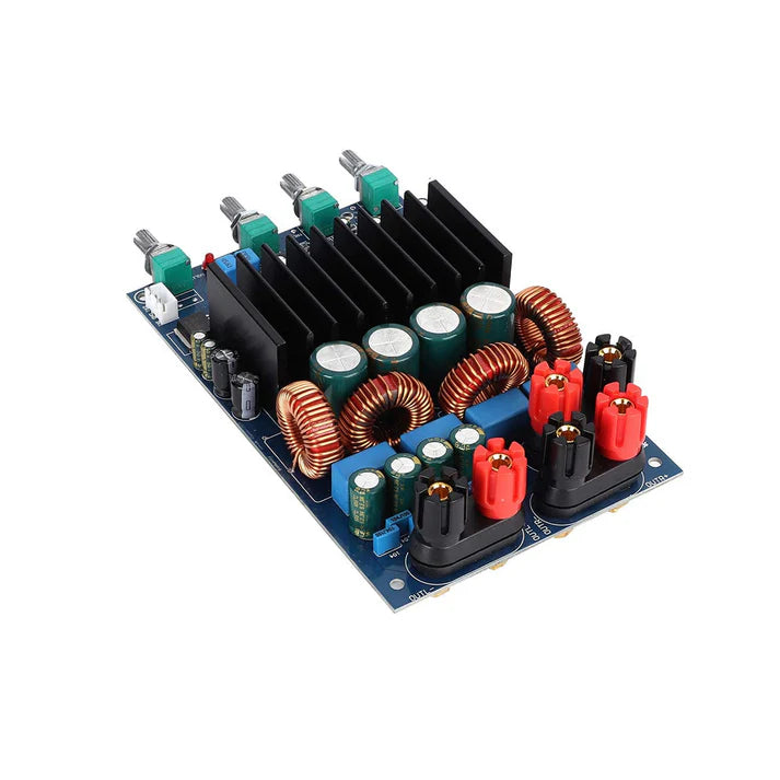 TAS5630 2.1 CLASS D300W+150W+150W TONE ADJUST AMPLIFIER COMPLETED  BOARD CULT AUDIO