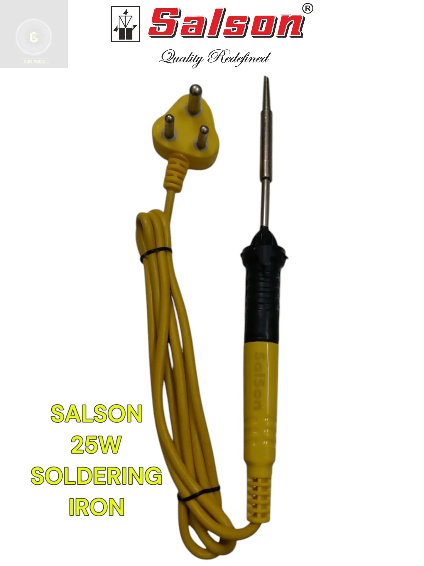 SALSON 25 WATT/230 VOLTS SOLDERING IRON. CULT AUDIO