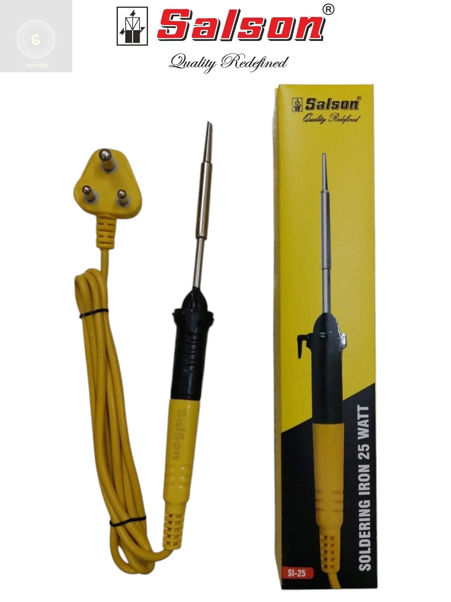 SALSON 25 WATT/230 VOLTS SOLDERING IRON. CULT AUDIO