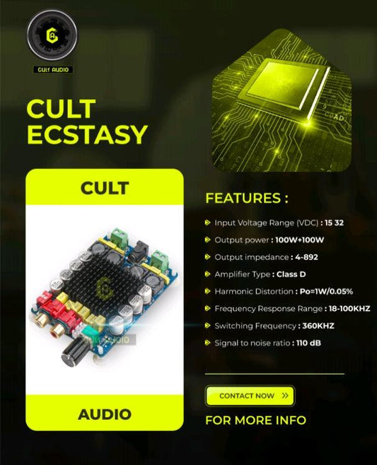XH-M510 TDA7498 DC14-32V High Power Digital Power Amplifier Board - CULT AUDIO