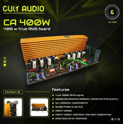 CA 400W TRUE RMS BOARD - CULT AUDIO
