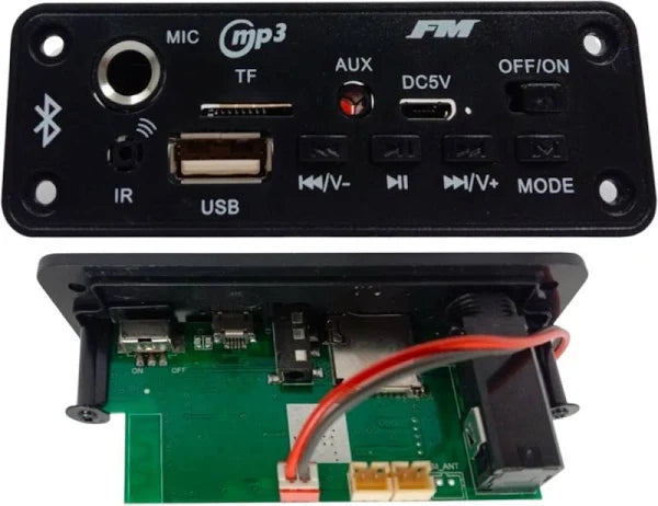 CA-BT MODULE WITH MIC SLOT, TWO 5 WATT SPEAKER, SD CARD,1PCS 2000MH BATTERY FM Transmitter Electronic Hobby Kit CULT AUDIO