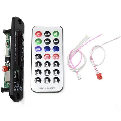CA-Bluetooth MP3 Decoding Board Module with inbuilt SD Card Slot  USB  FM  and Remote Control CULT AUDIO
