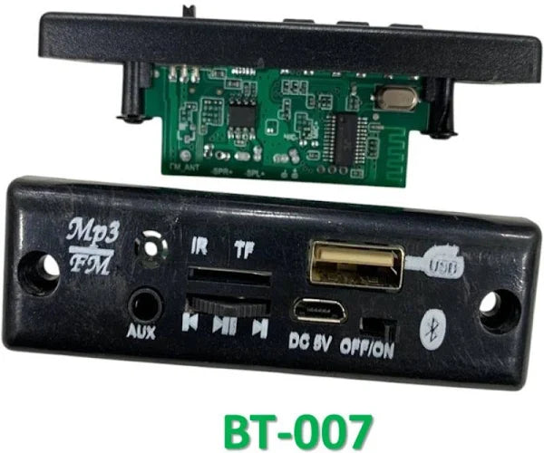 CA-Bluetooth Module BT007 (MP3, FM, SPEAKER, SD CARD, USB slot)+ 2000 mAh battery Electronic Components Electronic Hobby Kit. CULT AUDIO