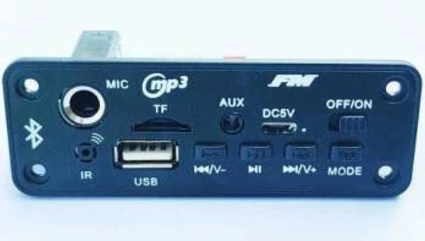 CA-BLUETOOTH MODULE WITH MIC SLOT , TWO 5 WATT SEPAKER OUTPUT , SD CARD , BT MODULE Electronic Components Electronic Hobby Kit. CULT AUDIO