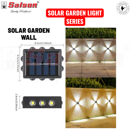 SE - SOLAR POWERED GARDEN WALL LIGHT CULT AUDIO