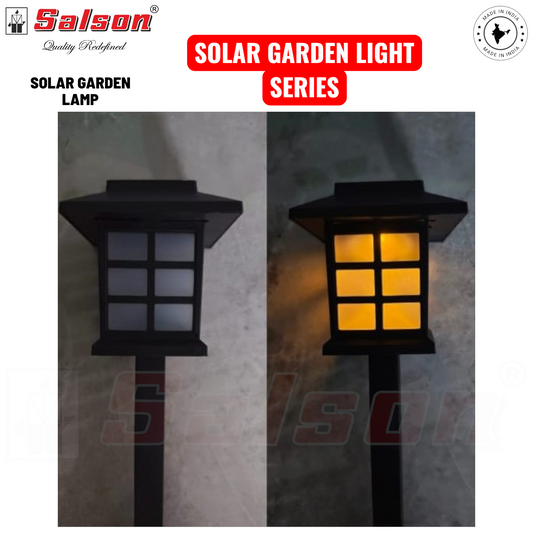 SE - SOLAR POWERED GARDEN SHORT HIGHT PALL LAMP CULT AUDIO