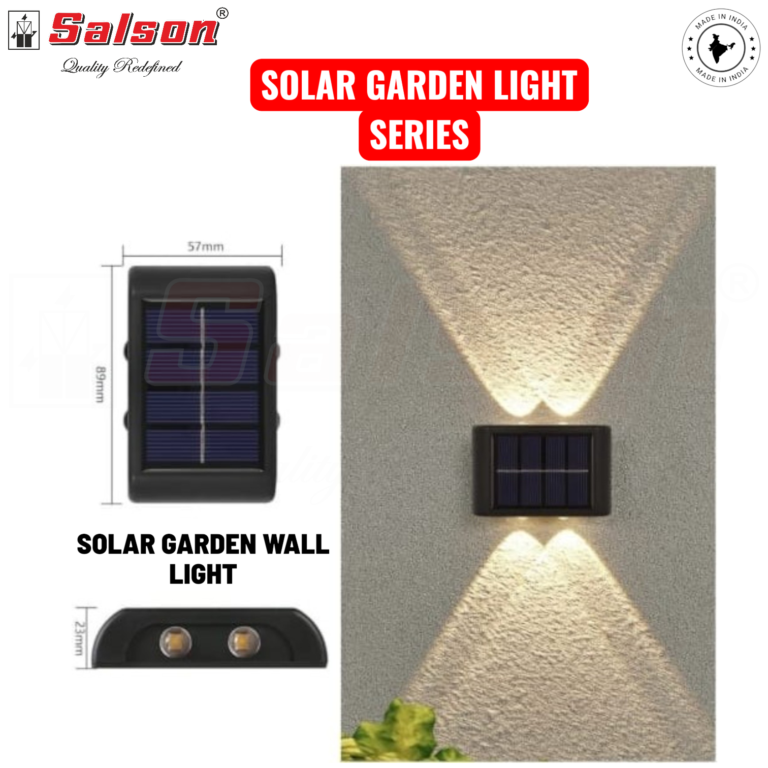 SE - SOLAR POWERED GARDEN LIGHT CULT AUDIO