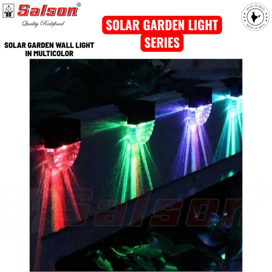 SE - SOLAR POWERED GARDEN WALL LIGHT IN MULTICOLOR CULT AUDIO